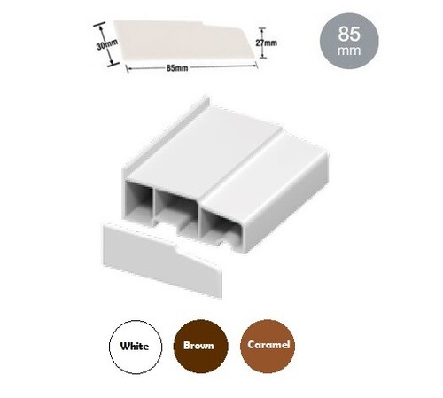 Window sill end caps - sill, pair