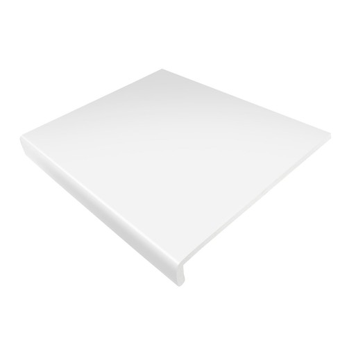 White upvc window cill cover - white,