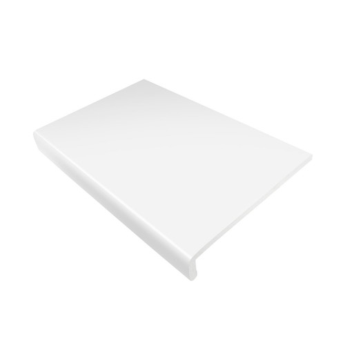 White upvc window cill cover - window,