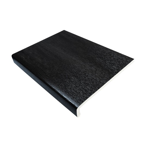 Black ash upvc window - black,