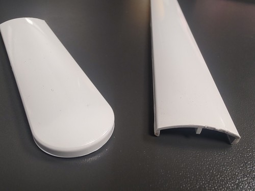 Pair window board end caps - of,