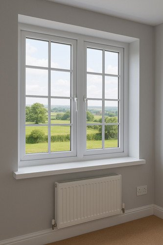 White upvc capping board - white,