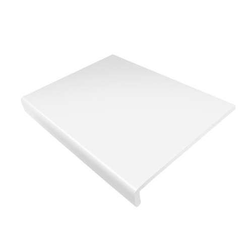 White upvc window cill cover - white,