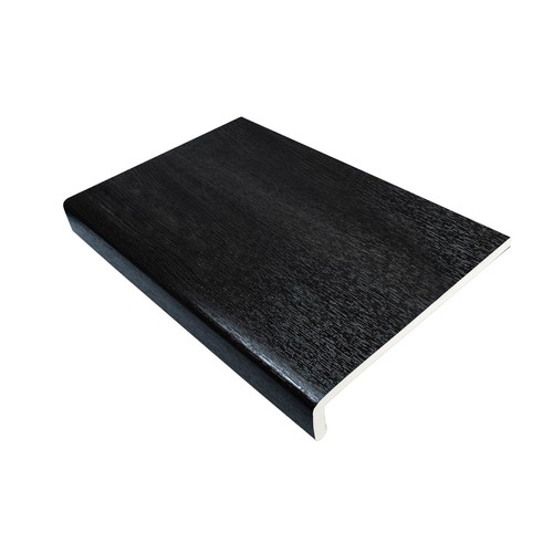Black ash upvc window - black,