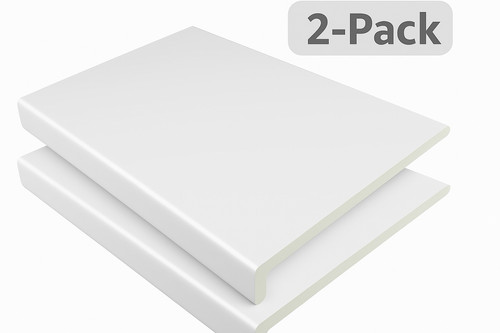 White upvc capping board 2 - capping, 2m
